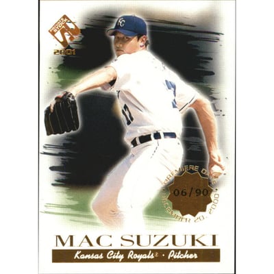 2001 Private Stock Premiere Date #57 Mac Suzuki