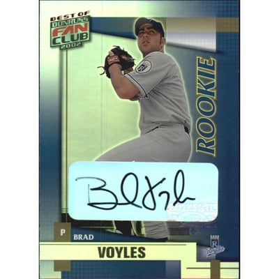 2002 Donruss Best of Fan Club Autographs #225 Brad Voyles/500*