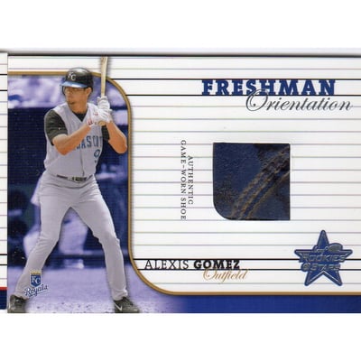2002 Leaf Rookies and Stars Freshman Orientation #20 Alexis Gomez Shoe