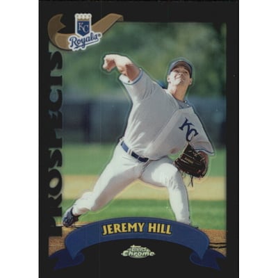 2002 Topps Chrome Traded Black Refractors #T164 Terrance Hill