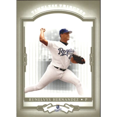 2004 Donruss Classics Timeless Tributes Green #43 Runelvys Hernandez