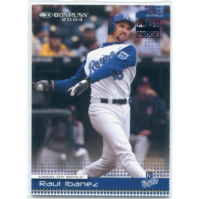 2004 Donruss Press Proofs Black #134 Raul Ibanez