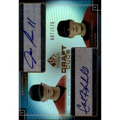 2004 SP Prospects Draft Duos Dual Autographs #HB James Howell/Chad Blackwell