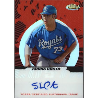 2005 Finest Refractors #145 Shane Costa AU