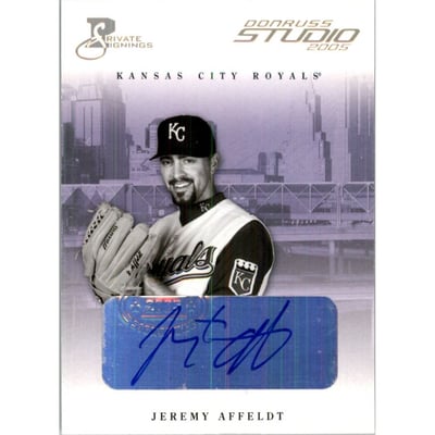 2005 Studio Private Signings Gold #141 Jeremy Affeldt