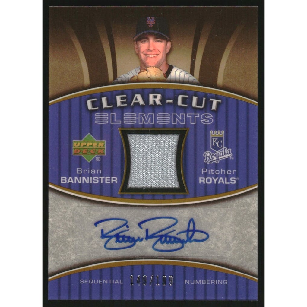 2007 Upper Deck Elements Clear Cut Elements Silver #BB Brian Bannister