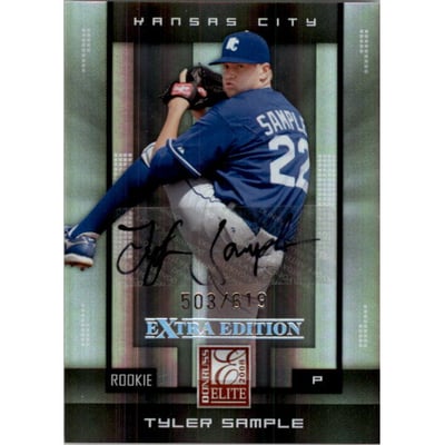 2008 Donruss Elite Extra Edition #163 Tyler Sample AU/619