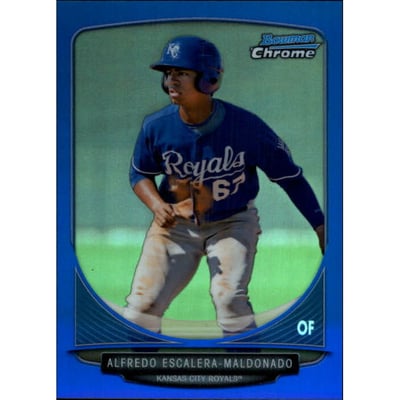 2013 Bowman Chrome Prospects Blue Refractors #BCP107 Alfredo Escalera-Maldonado