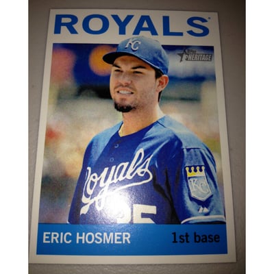 2013 Topps Heritage #492 Eric Hosmer SP