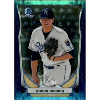 2014 Bowman Chrome Prospects Series 2 Bubble Refractors #BCP55 Aaron Brooks