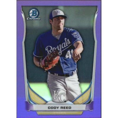 2014 Bowman Chrome Prospects Series 2 Purple Refractors #BCP44 Cody Reed