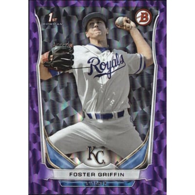 2014 Bowman Draft Purple Ice #DP24 Foster Griffin