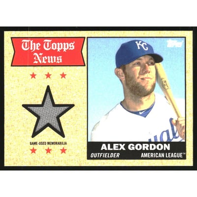 2014 Topps Archives Relics #68TRAG Alex Gordon