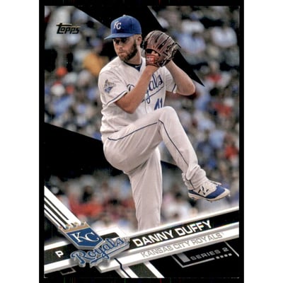 2017 Topps Black #634 Danny Duffy