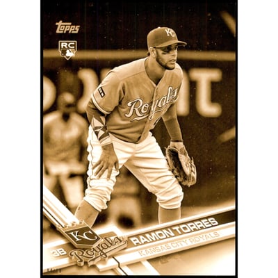 2017 Topps Update 5x7 Clear Gold #US6 Ramon Torres