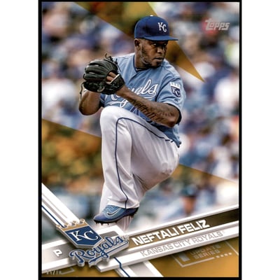 2017 Topps Update 5x7 Gold #US117 Neftali Feliz