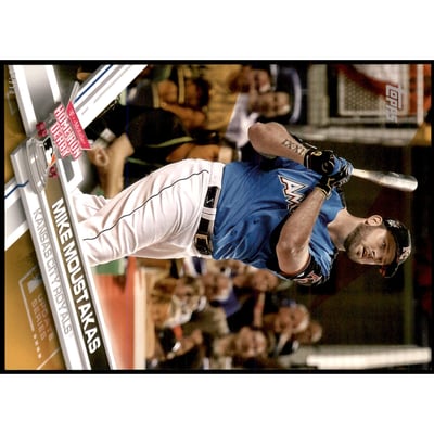 2017 Topps Update 5x7 Gold #US180 Mike Moustakas