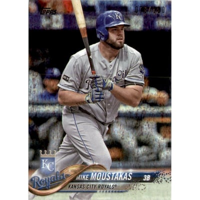 2018 Topps Factory Set Foilboard #173 Mike Moustakas