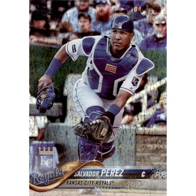 2018 Topps Factory Set Foilboard #290 Salvador Perez
