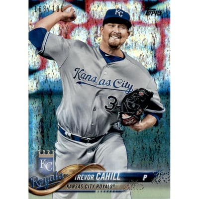2018 Topps Factory Set Foilboard #445 Trevor Cahill
