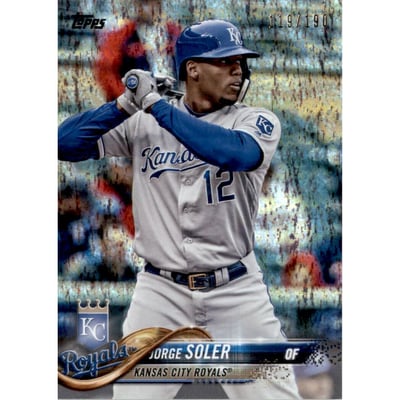 2018 Topps Factory Set Foilboard #653 Jorge Soler