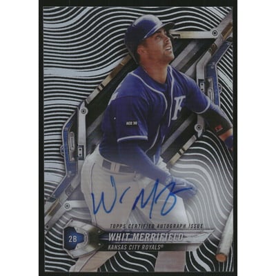 2018 Topps High Tek Autographs #HTWM Whit Merrifield