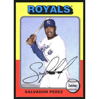 2019 Topps Archives Silver #196 Salvador Perez