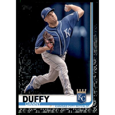 2019 Topps Black #87 Danny Duffy