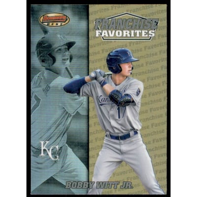 2020 Bowman's Best Franchise Favorites #FFABW Bobby Witt Jr.