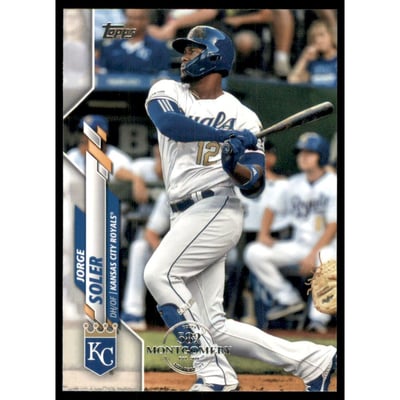 2020 Topps Factory Set 582 Montgomery Club #450 Jorge Soler