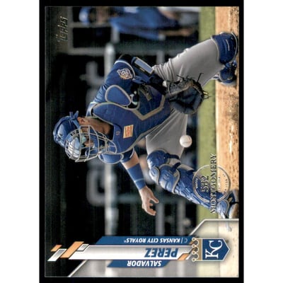 2020 Topps Factory Set 582 Montgomery Club #553 Salvador Perez