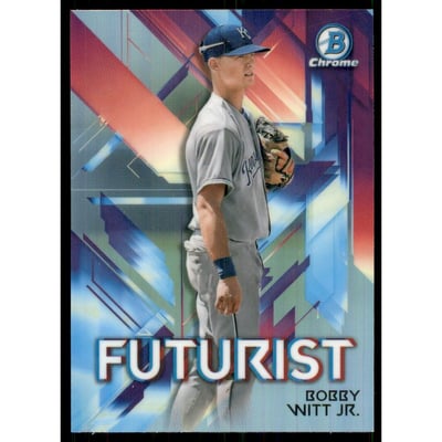 2021 Bowman Chrome Futurist Refractors #FUTBW Bobby Witt Jr.