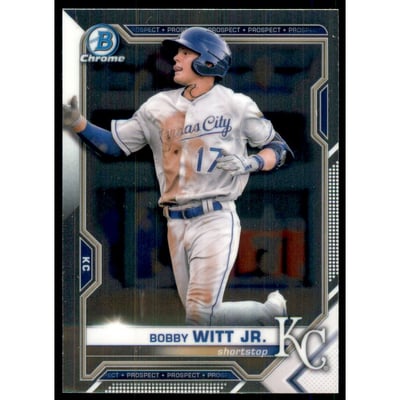 2021 Bowman Chrome Prospects #BCP1 Bobby Witt Jr.