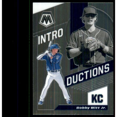2021 Panini Mosaic Introductions #3 Bobby Witt Jr.