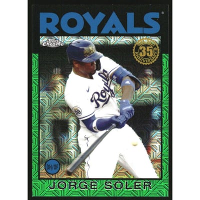 2021 Topps '86 Topps Silver Pack Chrome Green Refractors #86BC49 Jorge Soler