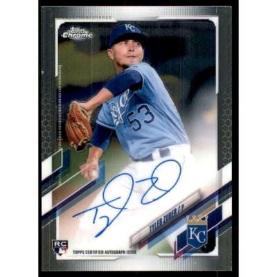 2021 Topps Chrome Rookie Autographs #RATZ Tyler Zuber