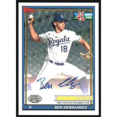2021 Topps Pro Debut Autographs #PD178 Ben Hernandez