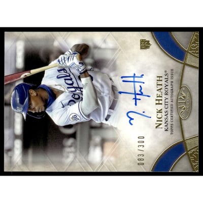 2021 Topps Tier One Break Out Autographs #BOANHE Nick Heath/300