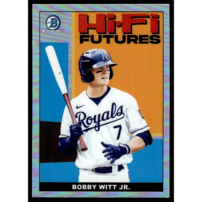 2022 Bowman Chrome Hi-Fi Futures #HIFI5 Bobby Witt Jr.