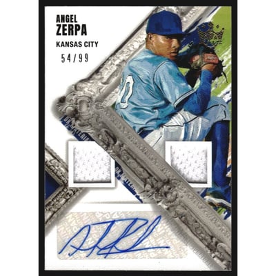 2022 Diamond Kings DK Material Signatures Gold #58 Angel Zerpa