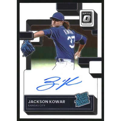 2022 Donruss Optic Rated Rookies Signatures #20 Jackson Kowar