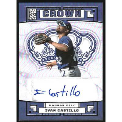 2022 Panini Capstone Crown Autographs #58 Ivan Castillo