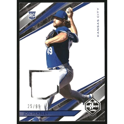 2022 Panini Chronicles Limited Swatches Blue #34 Jon Heasley/99