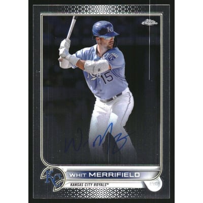 2022 Topps Chrome Veteran Autographs #CVAWM Whit Merrifield