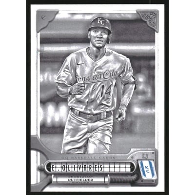 2022 Topps Gypsy Queen Black and White #10 Edward Olivares