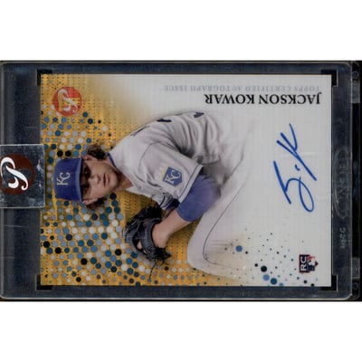 2022 Topps Pristine Autographs Gold Pristine Refractors #PAJKO Jackson Kowar