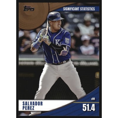 2022 Topps Significant Statistics Gold #SS13 Salvador Perez