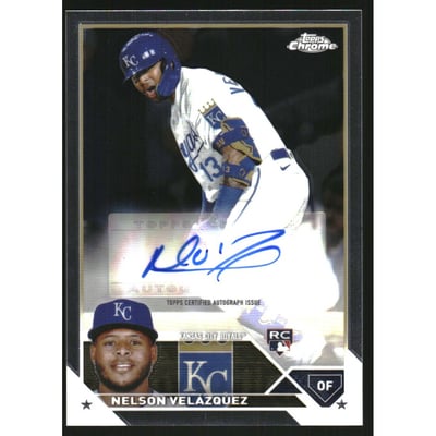 2023 Topps Chrome Update Autographs #ACNVE Nelson Velazquez