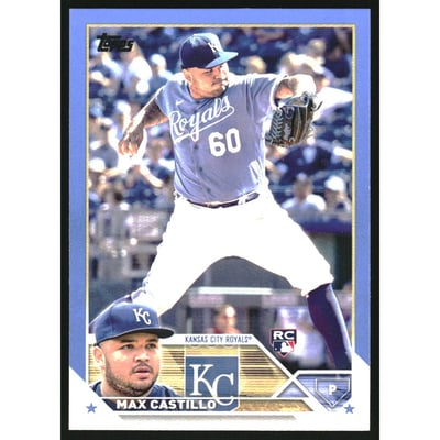 2023 Topps Father's Day Blue #251 Max Castillo