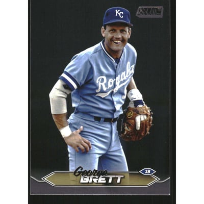 2024 Stadium Club Black Foil #195 George Brett